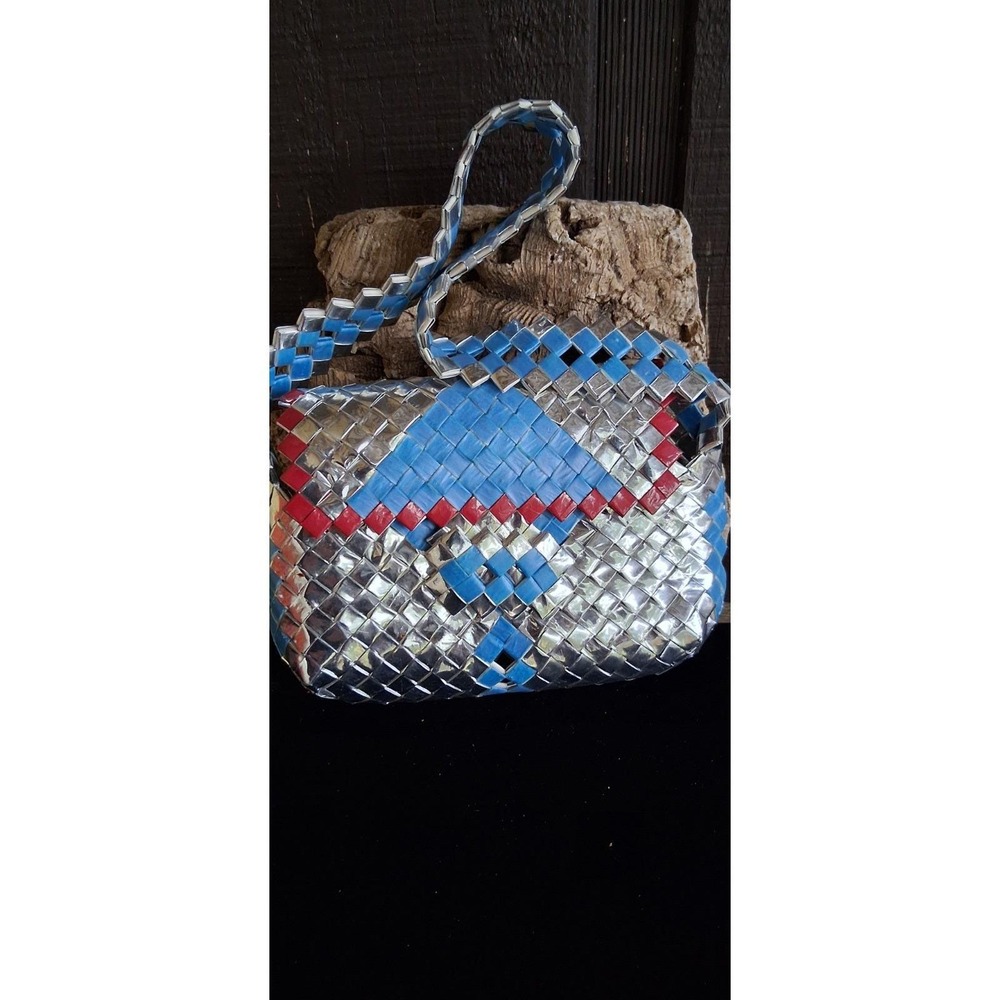 Folk Art Handmade, 1980s Recycled Gum Wrapper